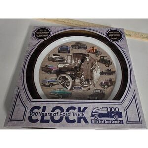 100 Years Of Ford Truck Wall Clock With Real Truck Sounds & Light Sensor